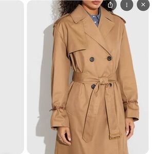 Women's Tan Trench Coat